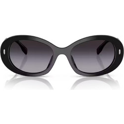 Tory Burch TY7214U 17098G Γυναικεία Γυαλιά Ηλίου Οβάλ Κοκάλινα Μαύρα με Μαύρο Degradee Φακό