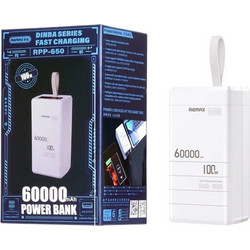Remax RPP-650 Power Bank 60000mAh 100W Power Delivery
