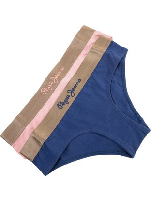 Pepe Jeans Eloise Βαμβακερά Γυναικεία Slip 2Pack U4F5829PEP-0AA