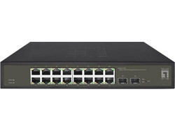 LevelOne GES-2118 Managed L2 Switch με 16 Θύρες Ethernet 1000Mbps και 2 SFP θύρες