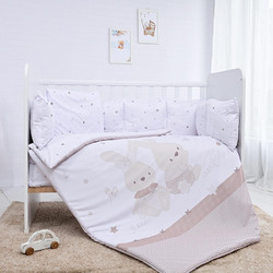 Lorelli Honey Bunny Σετ Κούνιας Beige 5τμχ