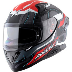 Axor Apex Turbine Red Grey Κράνος Μηχανής Full Face 1600gr