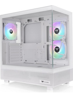 Thermaltake View 270 Plus Snow Midi Tower Κουτί Υπολογιστή RGB με Πλαϊνό Παράθυρο