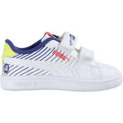 Puma Παιδικά Sneakers Λευκά Μπλε Lime 400658-01