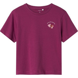 Name It Παιδικό T-Shirt Κοντομάνικο Μπορντό 1323804519