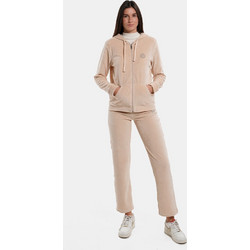 Target Γυναικείο Σετ Φόρμας Βελουτέ Μπεζ W25-64233-05