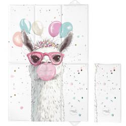 Ceba Baby Crazy Llama Φορητή Αλλαξιέρα Μωρού Πλαστική 60x40cm Λευκή