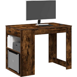 vidaXL Γραφείο Ξύλινο με Βιβλιοθήκη 102x62x77.5cm 858690