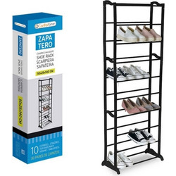 Παπουτσοθήκη Πλαστική Confortime Μαύρη M50xΠ25xY140cm S2202555