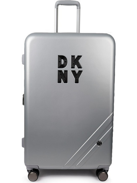 DKNY D2008-DH818FR4-SIL-L Βαλίτσα Μεγάλη 79x46.5x31.6cm με 4 Ρόδες Ασημί
