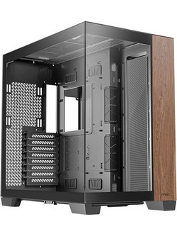 Antec C8 Wood Full Tower Κουτί Υπολογιστή RGB με Πλαϊνό Παράθυρο