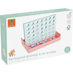 Orange Tree Farmyard 4 in A Row Επιτραπέζιο Παιχνίδι για Παιδιά 4+ Ετών για 2 Παίκτες