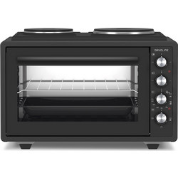 Davoline Urban Chef 3702 BL Ηλεκτρικό Φουρνάκι 37lt με 2 Εστίες