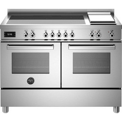 Bertazzoni PRO125I2EXT Κουζίνα Ηλεκτρική με Εστίες Αερίου & Ρεύματος 119.5cm