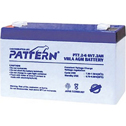 Pattern PT7.2-6 Μπαταρία VRLA 6V 7.2Ah