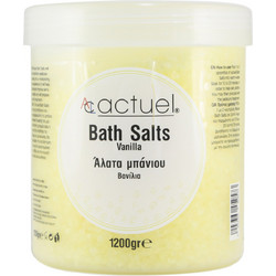 Actuel Vanilla Άλατα Μπάνιου Κρύσταλλοι 1.2kg