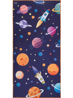 Beauty Home Παιδική Πετσέτα Θαλάσσης Microfiber Navy Μπλε 70x140cm 2262