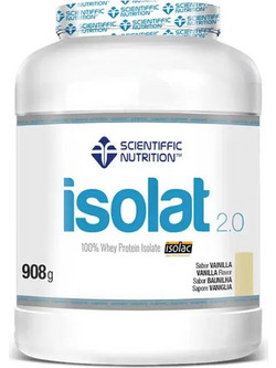 Scientiffic Nutrition Isolat 2.0 Vanilla Πρωτεΐνη Ορού Γάλακτος Γράμμωσης Χωρίς Γλουτένη 908gr