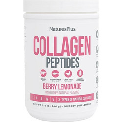 Nature's Plus Collagen Peptides Berry Lemonade με Βιταμίνη C 364gr