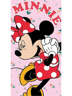 Minnie Παιδική Πετσέτα Θαλάσσης Microfiber Ροζ 70x140cm MIN36-5015