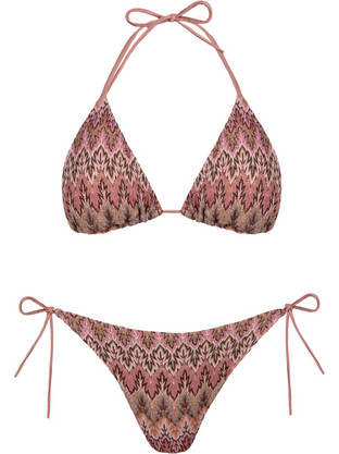 Rock Club Bikini Set Τριγωνάκι Nude BP-5007