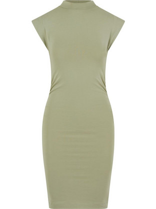 Urban Classics Midi Καλοκαιρινό Καθημερινό Φόρεμα Πράσινο Mint TB7179-03259