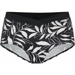 Dorina Ψηλόμεσο Bikini Slip Μαύρο Λευκό FXMI0028MI120-BK0085