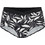 Dorina Ψηλόμεσο Bikini Slip Μαύρο Λευκό FXMI0028MI120-BK0085