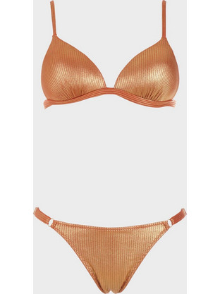 Gsecret Bikini Set Τριγωνάκι Μπρονζέ C60290-33097