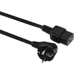 Powertech CAB-P024 Καλώδιο Τροφοδοσίας Schuko to IEC C19 1.8m