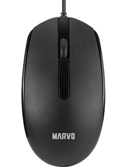 Marvo MS003 Ενσύρματο Ποντίκι Black