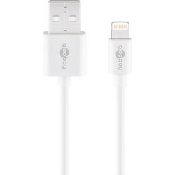 Goobay USB-A to Lightning Cable 0.5m White 4040849729058