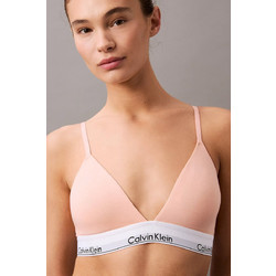 Calvin Klein Σουτιέν Τριγωνάκι χωρίς Μπανέλα Σομόν 000QF5650E-5KD