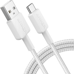 Anker 322 Braided USB-A to USB-C 15W 1.8m White A81H6G21