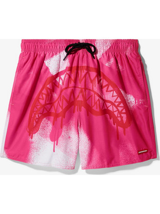 Sprayground Ανδρικό Μαγιό Σορτς με Σχέδια Φούξια 910SWM2027