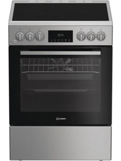 Indesit I6V8LMX Κουζίνα Ηλεκτρική 66lt με Κεραμικές Εστίες