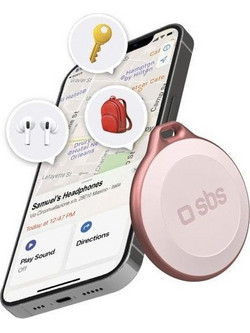 SBS Anti-Lost Tracker Apple Find My Pink 1 Pack