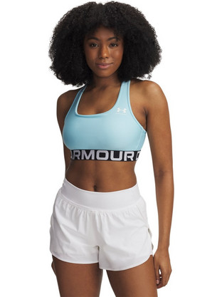 Under Armour HeatGear Αθλητικό Μπουστάκι με Μέτρια Στήριξη & Ελαφριά Ενίσχυση Γαλάζιο 1383544-494