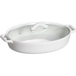 Karvounis Bros Πυρίμαχη Γάστρα Πορσελάνης Οβάλ cm WHD-5574D