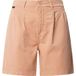 Pepe Jeans Vania Γυναικείο Σορτς Chino Ψηλόμεσο Σομόν PL801168-316