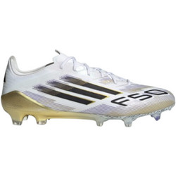 Adidas F50 Elite FG JH7617 Ποδοσφαιρικά Παπούτσια με Τάπες Λευκά Χρυσά