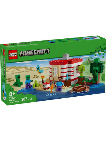 Lego Minecraft The TNT Jungle House για 8+ Ετών 21275