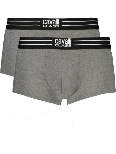 Cavalli Class Ανδρικά Μποξεράκια Σετ 2Pack Ανθρακί QXO01JJD003-05014