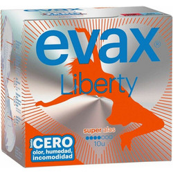 Evax Liberty Super Σερβιέτες με Φτερά για Αυξημένη Ροή 4 Σταγόνες 10τμχ