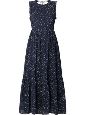 Pepe Jeans Deborah Midi Καλοκαιρινό Καθημερινό Φόρεμα Navy Μπλε PL953666-588
