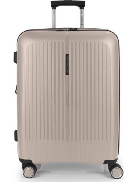 Gabol Brooklyn 123946-006 Βαλίτσα Μεσαία 65x45x27cm με 4 Ρόδες Μπεζ