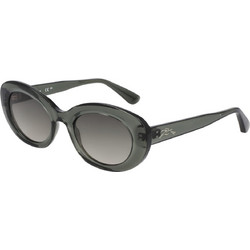 Longchamp LO756S 300 Γυναικεία Γυαλιά Ηλίου Οβάλ Κοκάλινα Μαύρα με Μαύρο Degradee Φακό