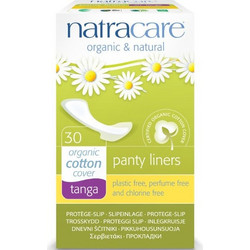 Natracare Organic & Natural Tanga Σερβιετάκια για Ελαφριά Ροή από Οργανικό Βαμβάκι 30τμχ