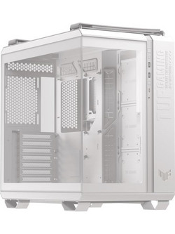 Asus TUF Gaming GT502 Horizon White Gaming Midi Tower Κουτί Υπολογιστή RGB με Πλαϊνό Παράθυρο