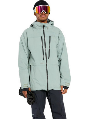 Volcom Ανδρικό Μπουφάν Χειμωνιάτικο Softshell Αδιάβροχο Πετρόλ G0652501-AGV